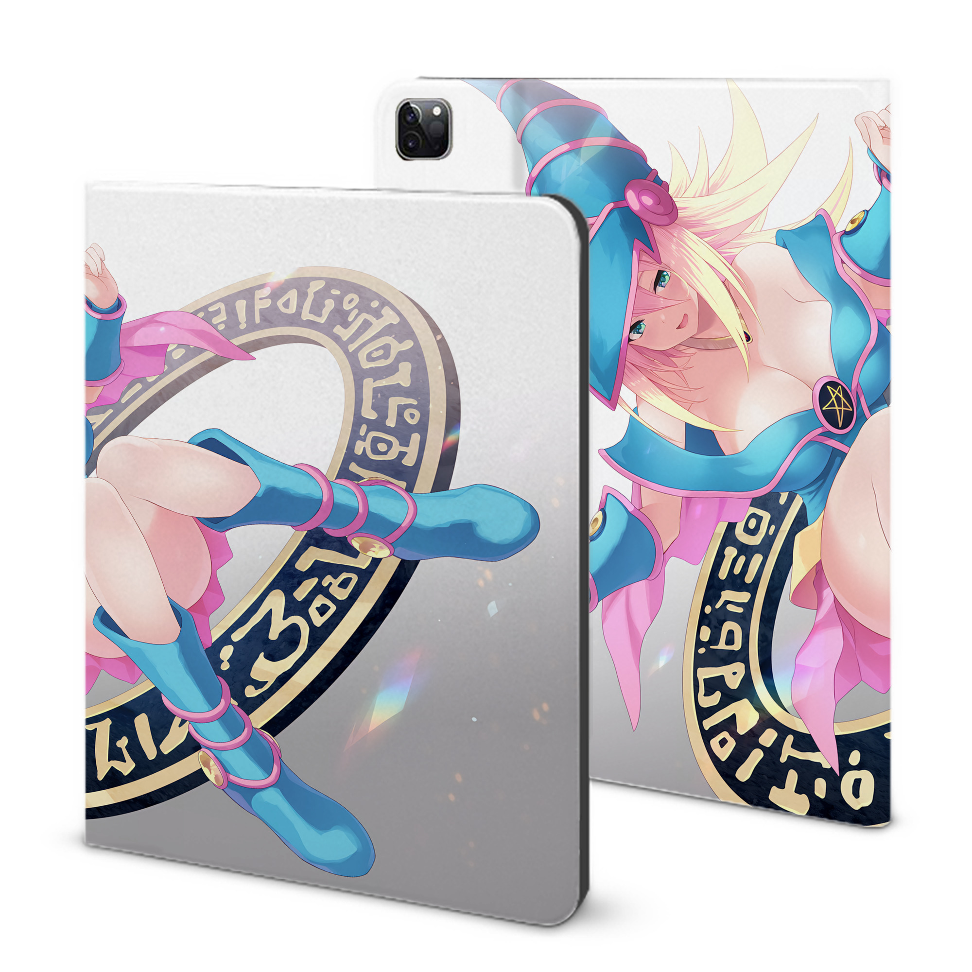（画像用） 遊☆戯☆王 Yu-Gi-Oh! IPad ケース ブック型 PUレザー TPU 耐衝撃 軽量 薄型 ペン収納なし 全面保護 IPad 各モデル対応